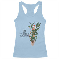Marcus The Worm Robert Christmas Meme Racerback Tank Top I Am Sensitive - Wonder Print Shop