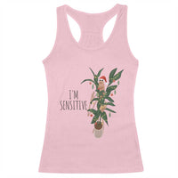 Marcus The Worm Robert Christmas Meme Racerback Tank Top I Am Sensitive - Wonder Print Shop