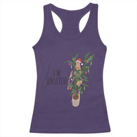 Marcus The Worm Robert Christmas Meme Racerback Tank Top I Am Sensitive - Wonder Print Shop