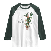 Marcus The Worm Robert Christmas Meme Raglan Shirt I Am Sensitive - Wonder Print Shop