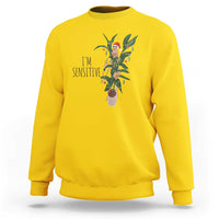 Marcus The Worm Robert Christmas Meme Sweatshirt I Am Sensitive - Wonder Print Shop