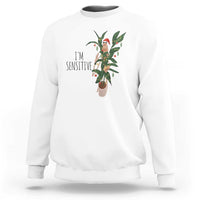 Marcus The Worm Robert Christmas Meme Sweatshirt I Am Sensitive - Wonder Print Shop