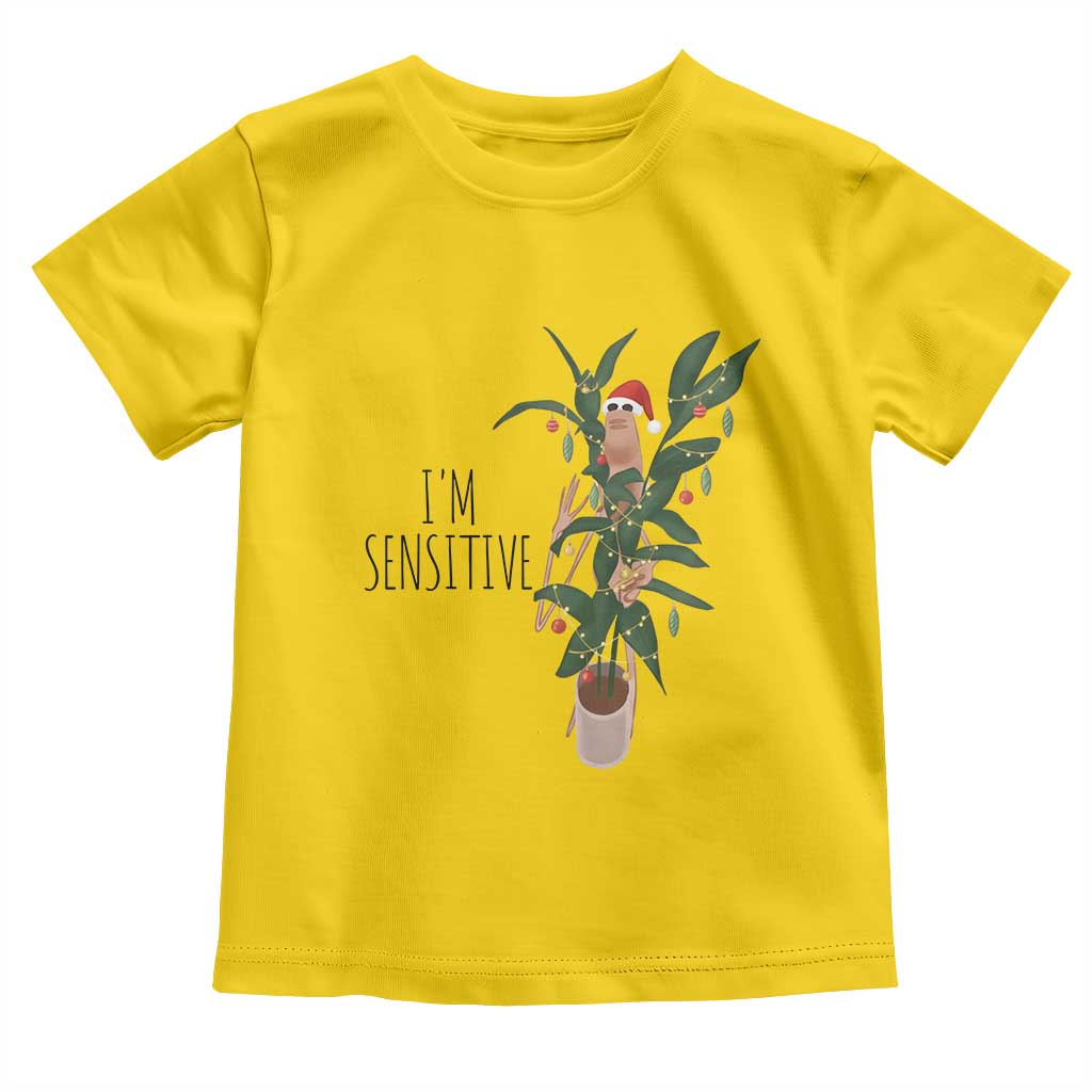 Marcus The Worm Robert Christmas Meme Toddler T Shirt I Am Sensitive - Wonder Print Shop