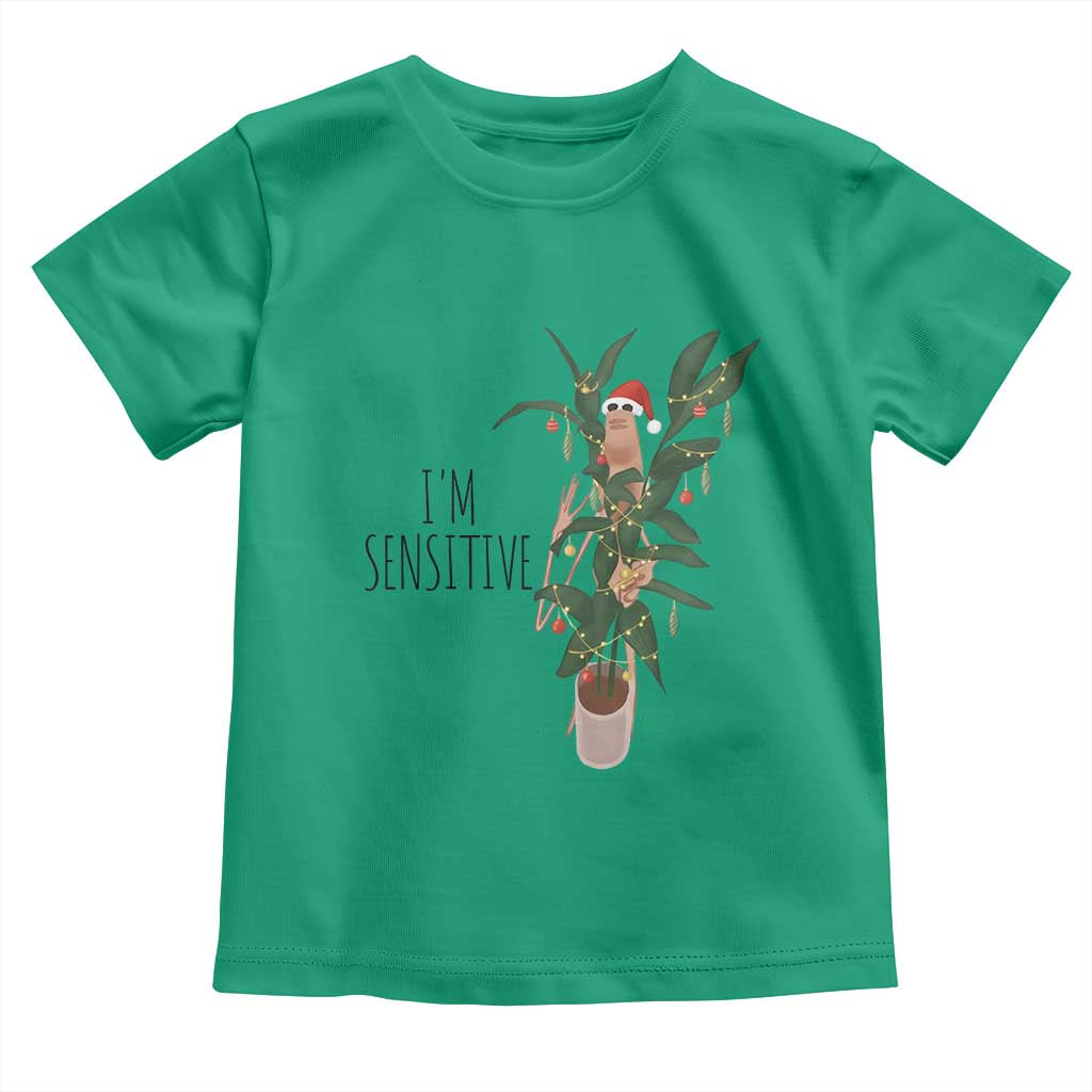 Marcus The Worm Robert Christmas Meme Toddler T Shirt I Am Sensitive - Wonder Print Shop