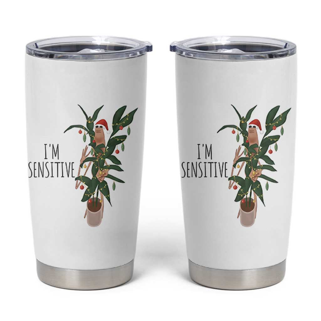 Marcus The Worm Robert Christmas Meme Tumbler Cup I Am Sensitive - Wonder Print Shop