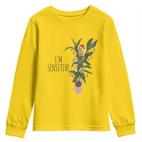 Marcus The Worm Robert Christmas Meme Youth Sweatshirt I Am Sensitive - Wonder Print Shop