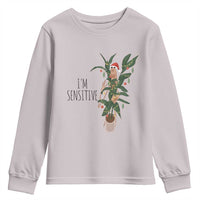Marcus The Worm Robert Christmas Meme Youth Sweatshirt I Am Sensitive - Wonder Print Shop