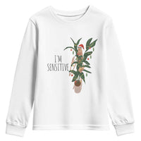 Marcus The Worm Robert Christmas Meme Youth Sweatshirt I Am Sensitive - Wonder Print Shop