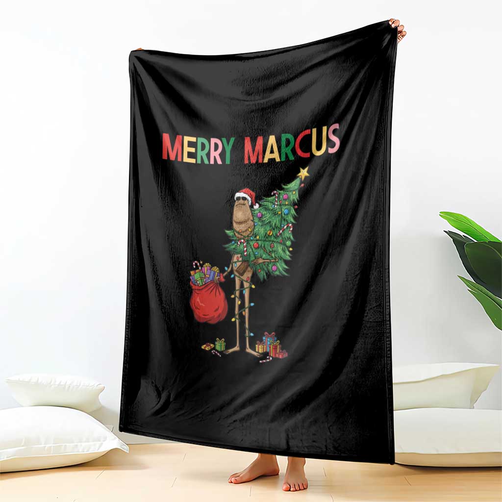 Marcus The Worm Christmas Meme Throw Blanket - Wonder Print Shop