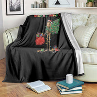 Marcus The Worm Christmas Meme Throw Blanket - Wonder Print Shop