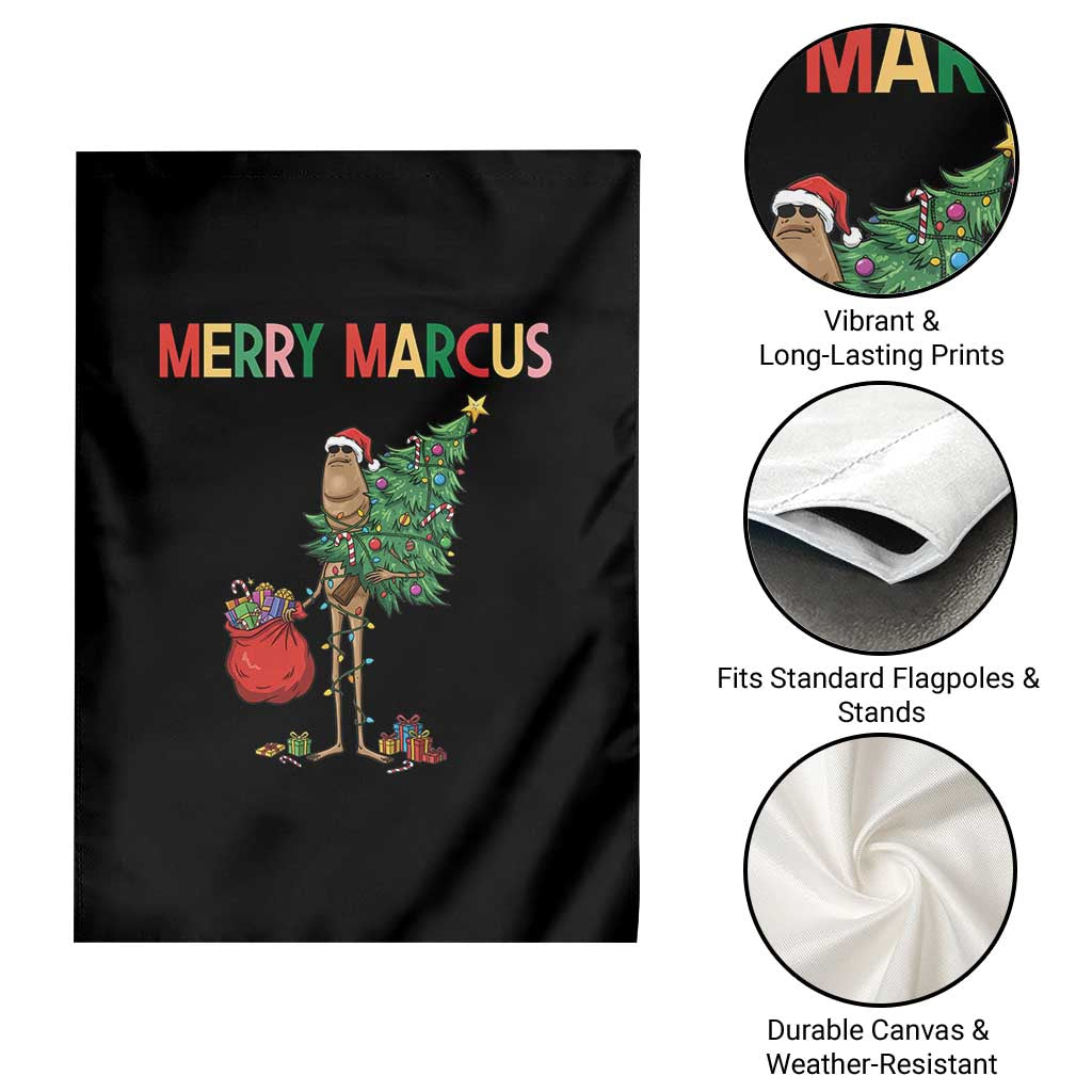 Marcus The Worm Christmas Meme Garden Flag - Wonder Print Shop