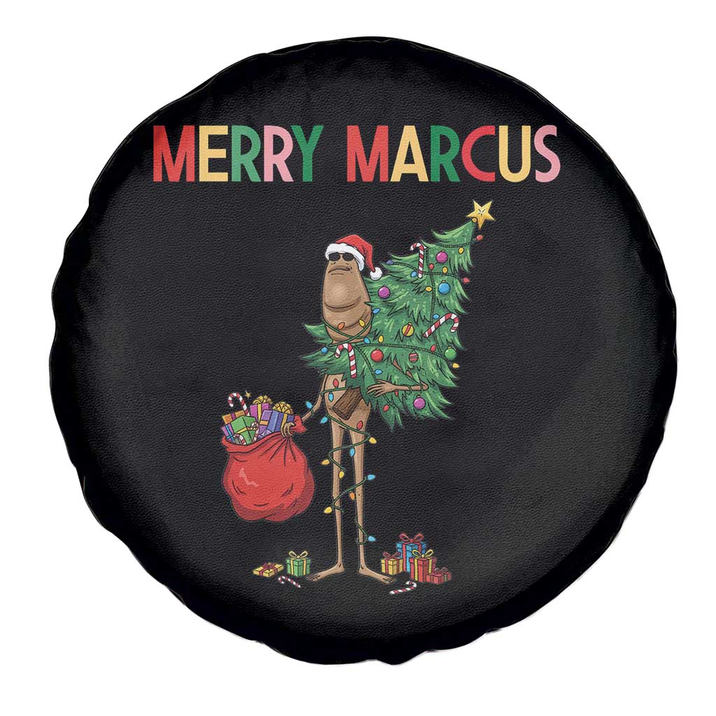 Marcus The Worm Christmas Meme Spare Tire Cover - Wonder Print Shop