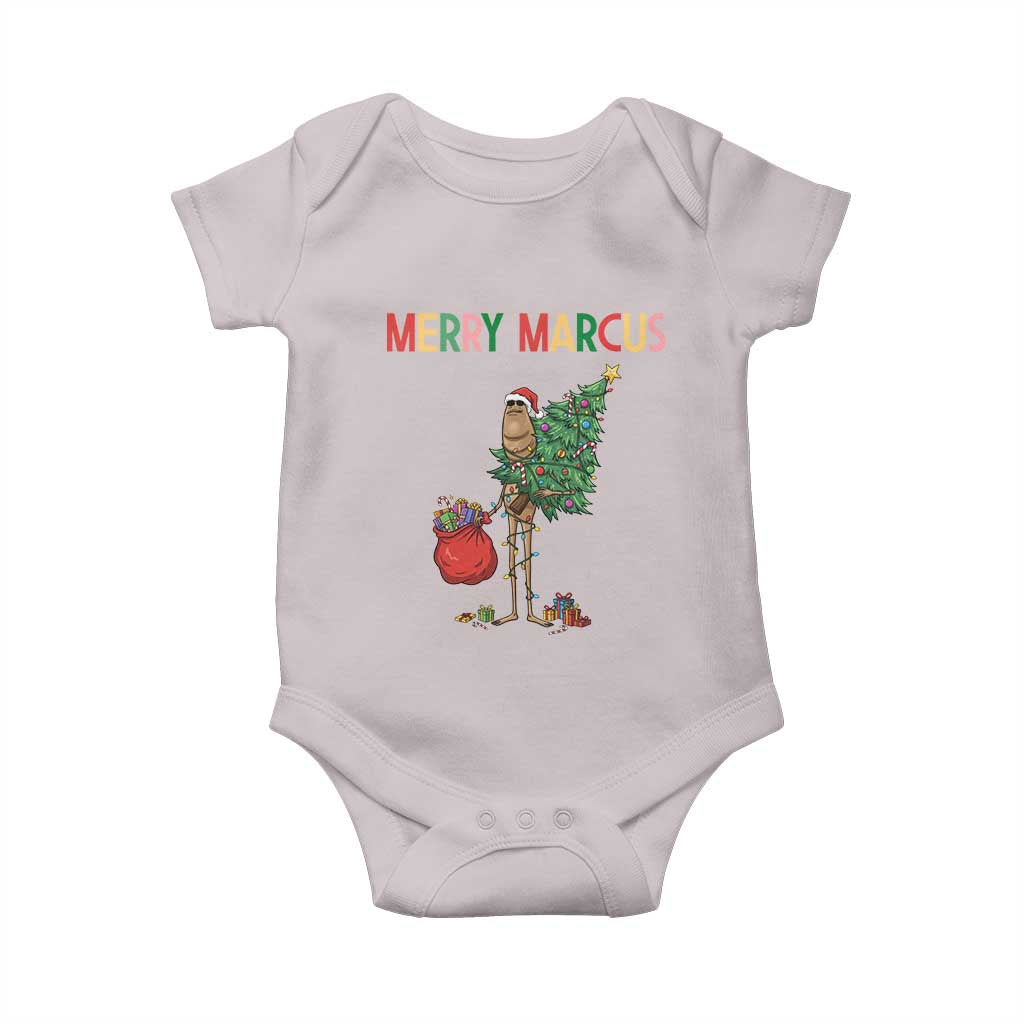 Marcus The Worm Christmas Meme Baby Onesie - Wonder Print Shop
