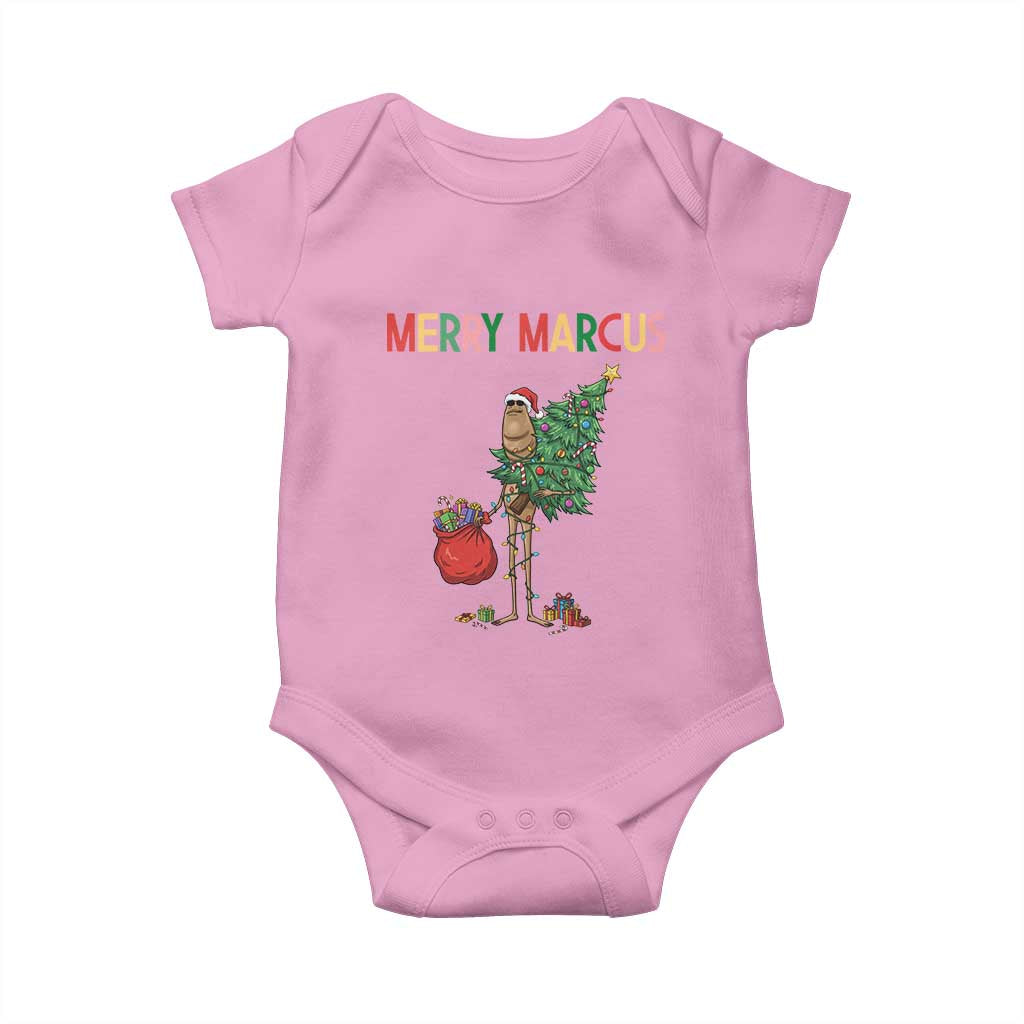 Marcus The Worm Christmas Meme Baby Onesie - Wonder Print Shop