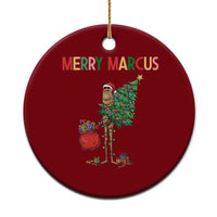 Marcus The Worm Christmas Meme Ceramic Ornament - Wonder Print Shop