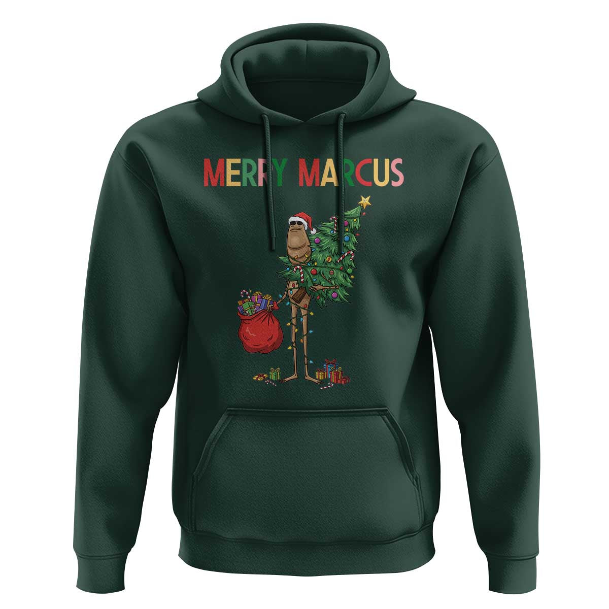 Marcus The Worm Christmas Meme Hoodie - Wonder Print Shop