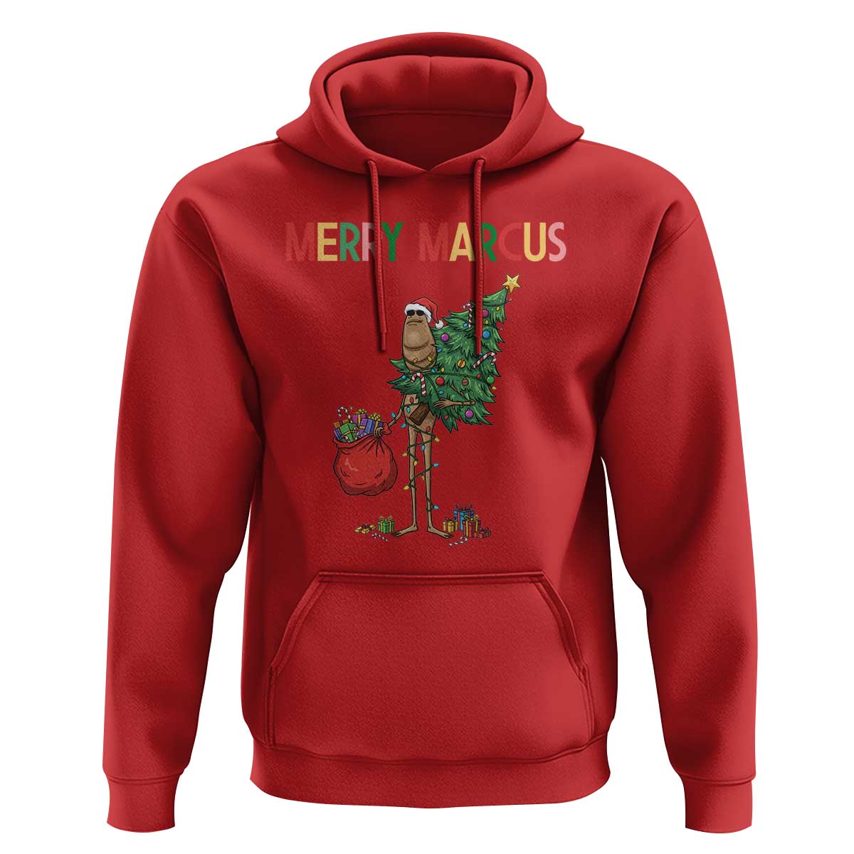Marcus The Worm Christmas Meme Hoodie - Wonder Print Shop