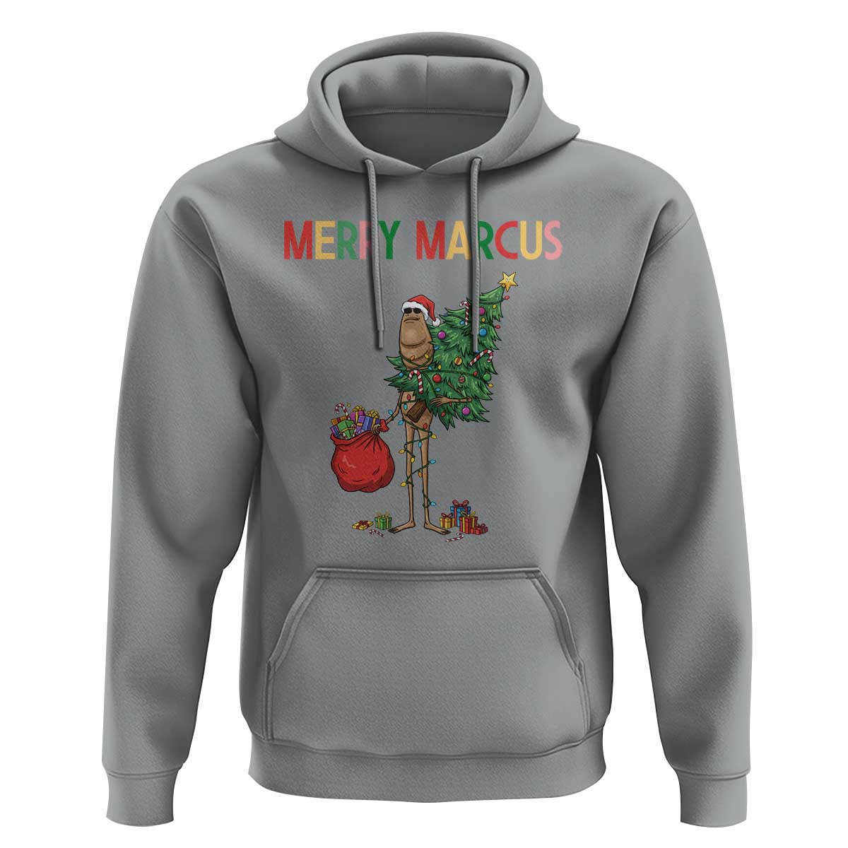 Marcus The Worm Christmas Meme Hoodie - Wonder Print Shop