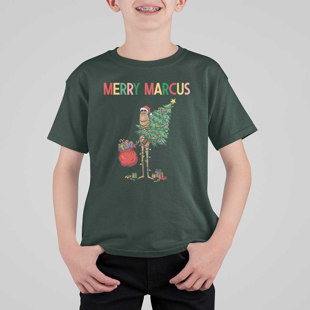 Marcus The Worm Christmas Meme T Shirt For Kid - Wonder Print Shop