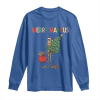 Marcus The Worm Christmas Meme Long Sleeve Shirt - Wonder Print Shop