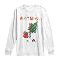 Marcus The Worm Christmas Meme Long Sleeve Shirt - Wonder Print Shop
