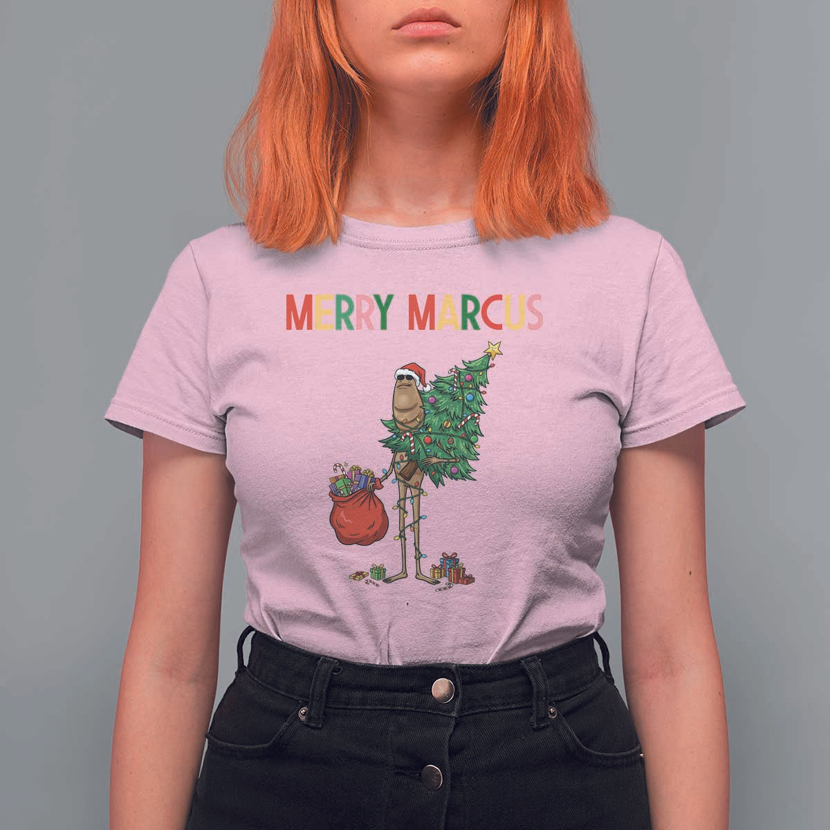 Marcus The Worm Christmas Meme T Shirt For Women - Wonder Print Shop