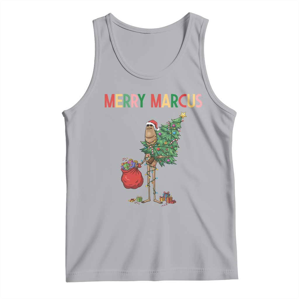 Marcus The Worm Christmas Meme Tank Top - Wonder Print Shop