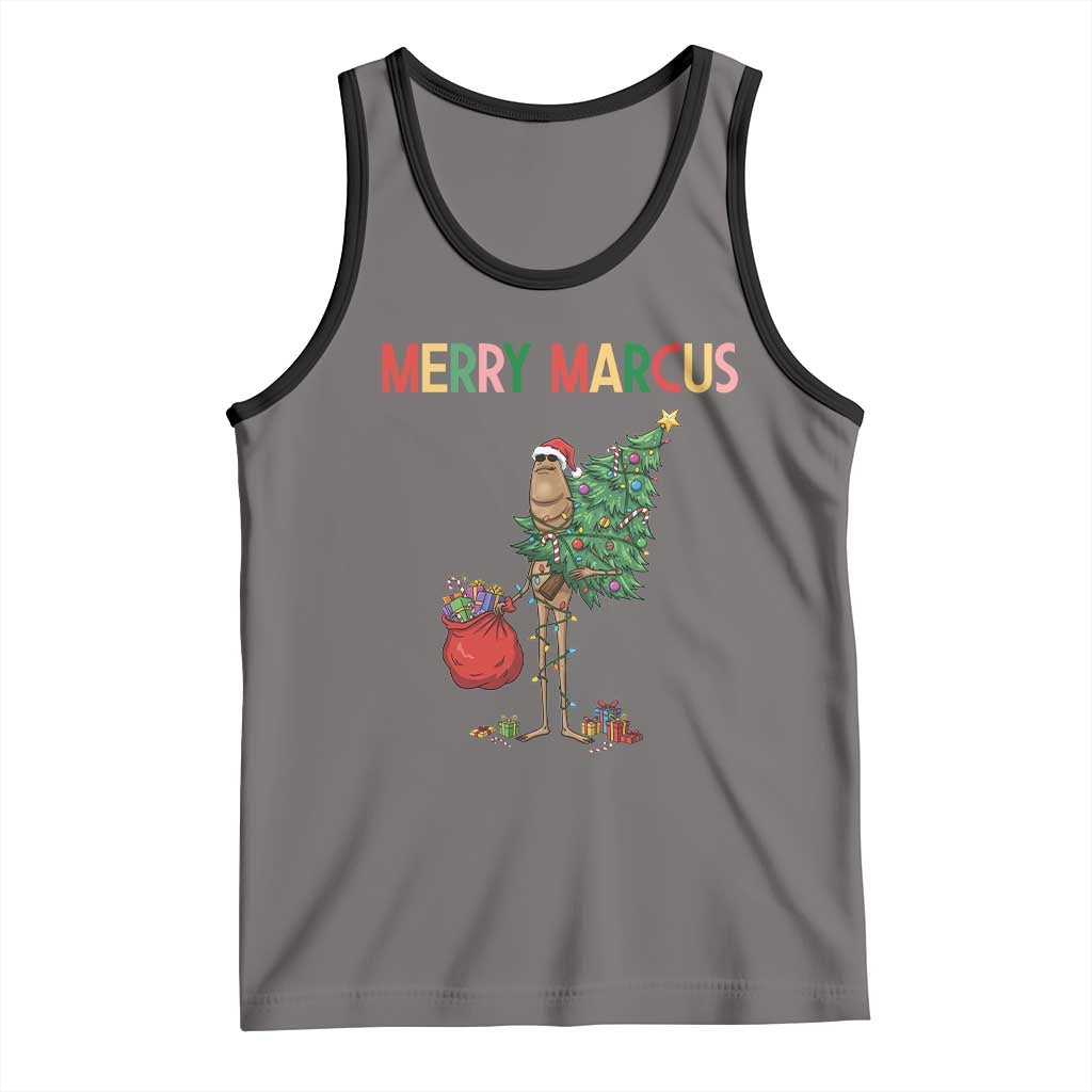 Marcus The Worm Christmas Meme Tank Top - Wonder Print Shop