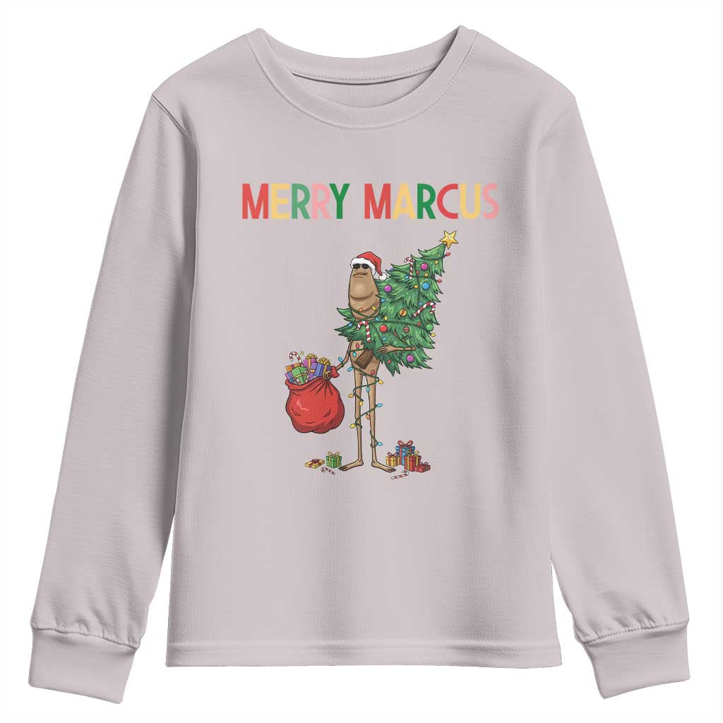 Marcus The Worm Christmas Meme Youth Sweatshirt - Wonder Print Shop