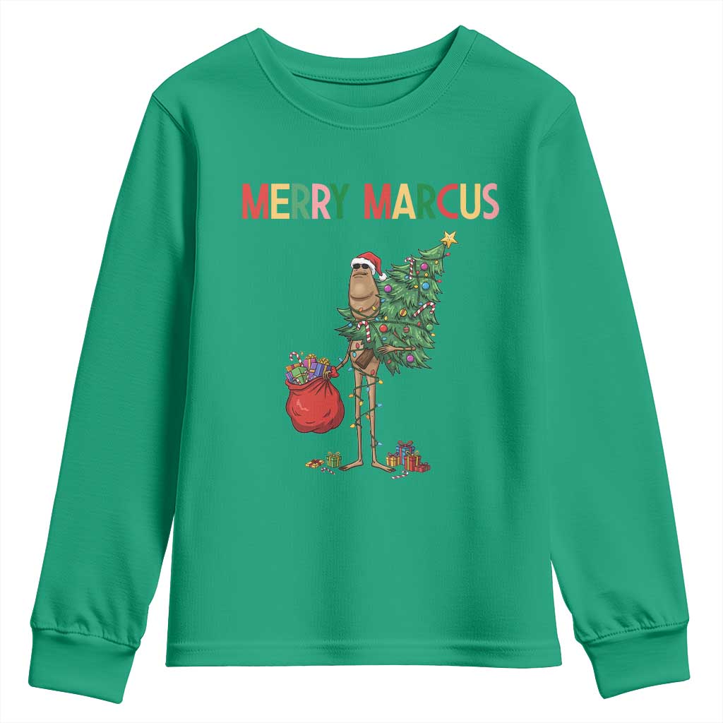 Marcus The Worm Christmas Meme Youth Sweatshirt - Wonder Print Shop