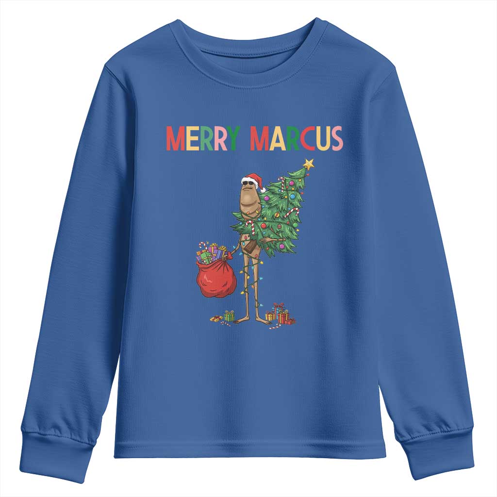 Marcus The Worm Christmas Meme Youth Sweatshirt - Wonder Print Shop