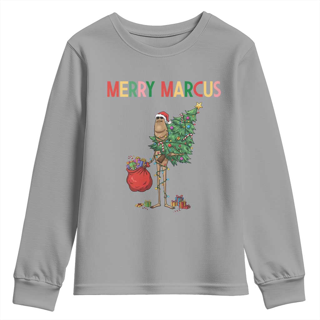 Marcus The Worm Christmas Meme Youth Sweatshirt - Wonder Print Shop