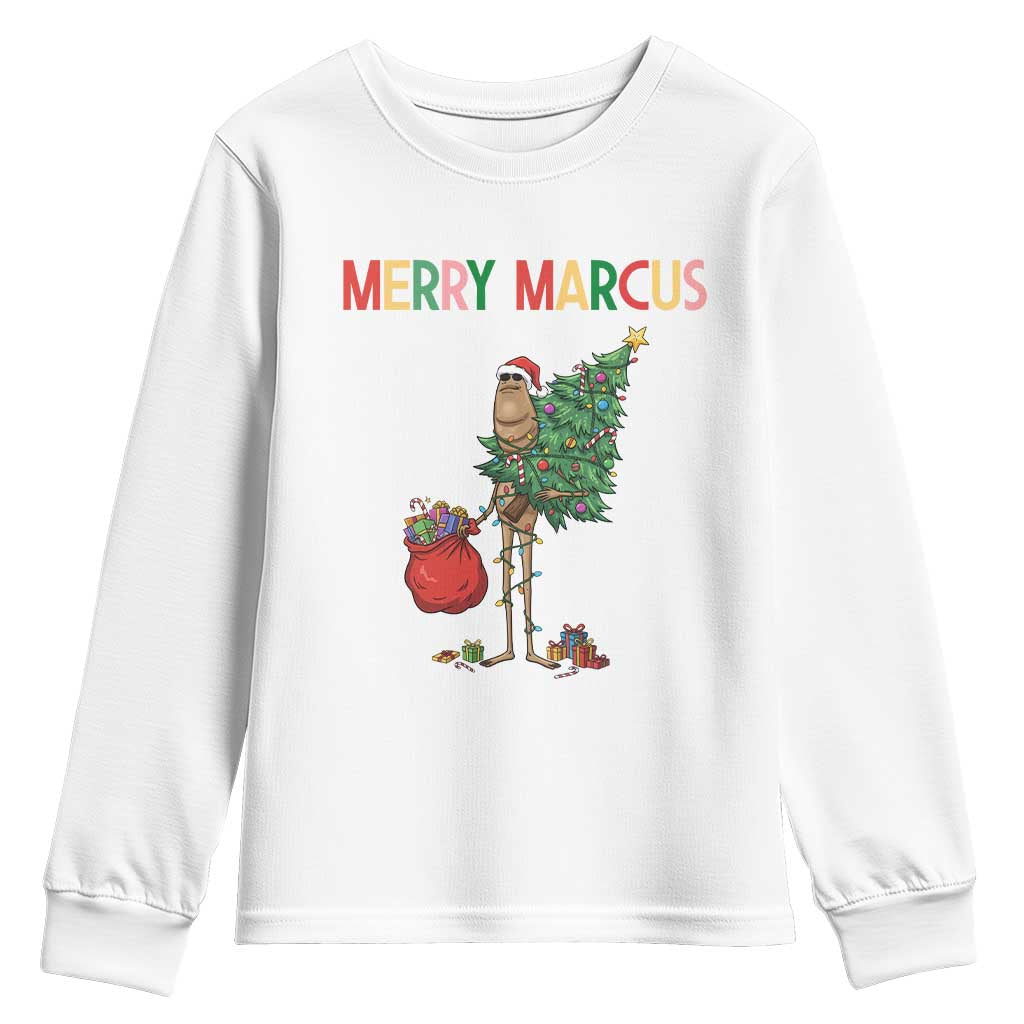 Marcus The Worm Christmas Meme Youth Sweatshirt - Wonder Print Shop