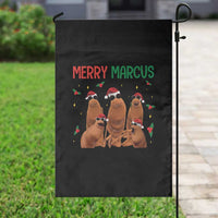 Marcus The Worm Christmas Meme Garden Flag Funny Brain Rot Gen Z Xmas - Wonder Print Shop