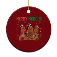 Marcus The Worm Christmas Meme Ceramic Ornament Funny Brain Rot Gen Z Xmas - Wonder Print Shop