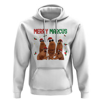 Marcus The Worm Christmas Meme Hoodie Funny Brain Rot Gen Z Xmas - Wonder Print Shop