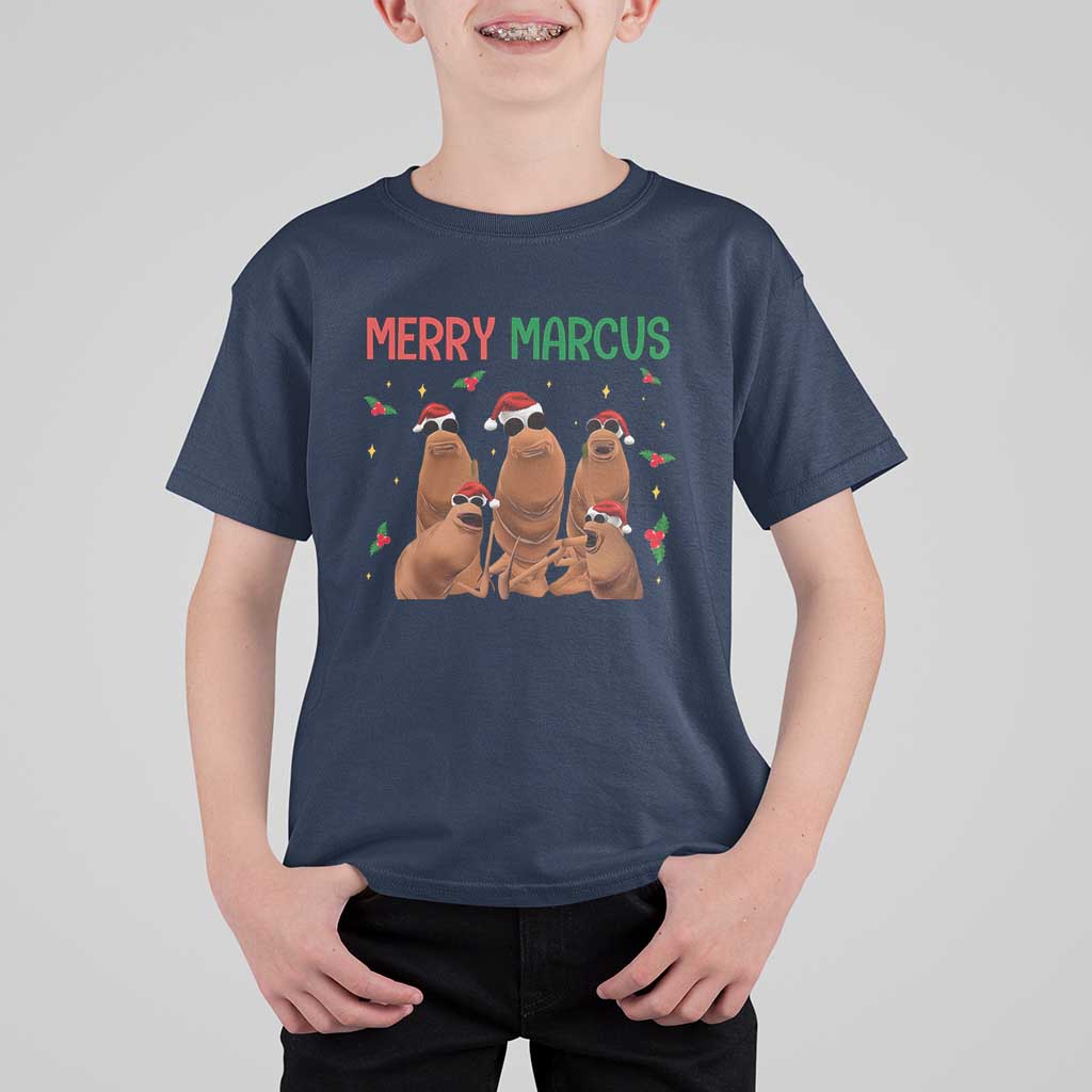 Marcus The Worm Christmas Meme T Shirt For Kid Funny Brain Rot Gen Z Xmas - Wonder Print Shop