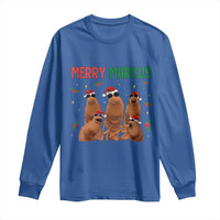 Marcus The Worm Christmas Meme Long Sleeve Shirt Funny Brain Rot Gen Z Xmas - Wonder Print Shop