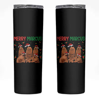 Marcus The Worm Christmas Meme Skinny Tumbler Funny Brain Rot Gen Z Xmas - Wonder Print Shop