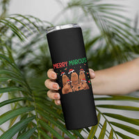 Marcus The Worm Christmas Meme Skinny Tumbler Funny Brain Rot Gen Z Xmas - Wonder Print Shop