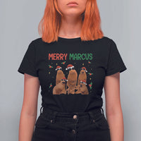 Marcus The Worm Christmas Meme T Shirt For Women Funny Brain Rot Gen Z Xmas - Wonder Print Shop