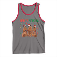 Marcus The Worm Christmas Meme Tank Top Funny Brain Rot Gen Z Xmas - Wonder Print Shop