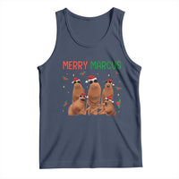 Marcus The Worm Christmas Meme Tank Top Funny Brain Rot Gen Z Xmas - Wonder Print Shop