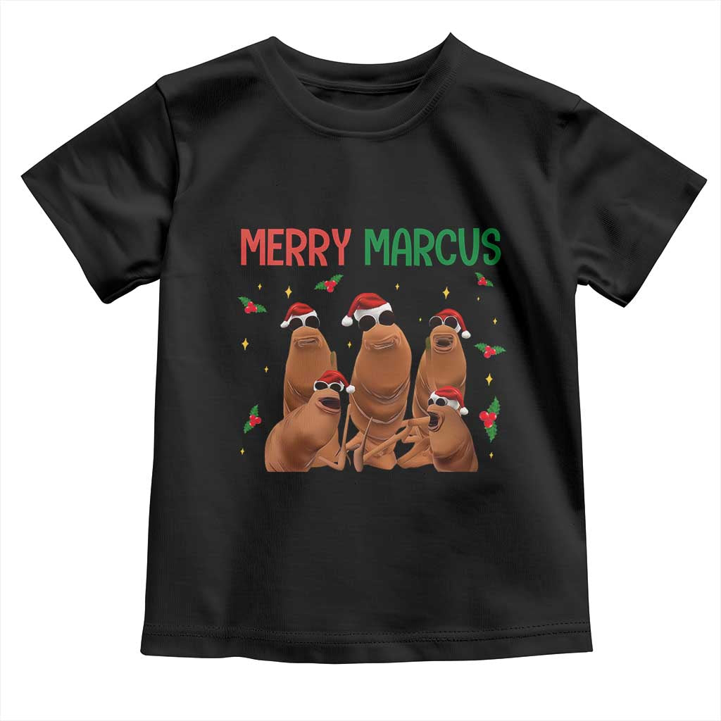 Marcus The Worm Christmas Meme Toddler T Shirt Funny Brain Rot Gen Z Xmas - Wonder Print Shop
