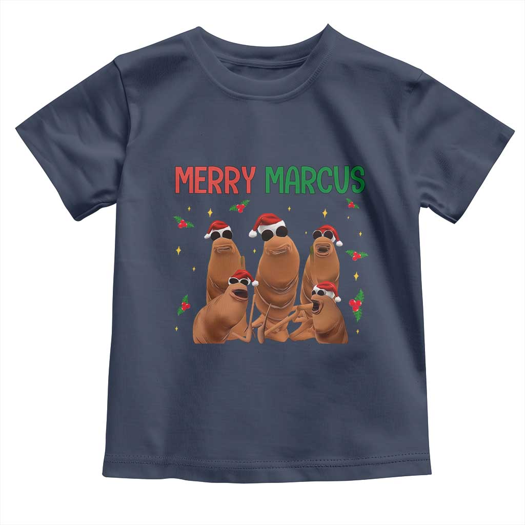 Marcus The Worm Christmas Meme Toddler T Shirt Funny Brain Rot Gen Z Xmas - Wonder Print Shop
