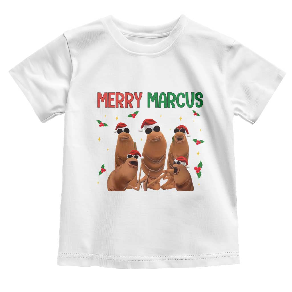 Marcus The Worm Christmas Meme Toddler T Shirt Funny Brain Rot Gen Z Xmas - Wonder Print Shop