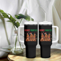 Marcus The Worm Christmas Meme Tumbler With Handle Funny Brain Rot Gen Z Xmas - Wonder Print Shop
