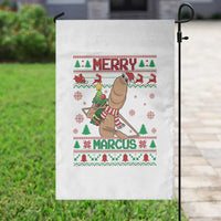 Marcus The Worm Robert Meme Christmas Garden Flag Funny Brain Rot Xmas - Wonder Print Shop