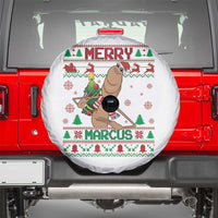 Marcus The Worm Robert Meme Christmas Spare Tire Cover Funny Brain Rot Xmas - Wonder Print Shop