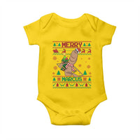 Marcus The Worm Robert Meme Christmas Baby Onesie Funny Brain Rot Xmas - Wonder Print Shop